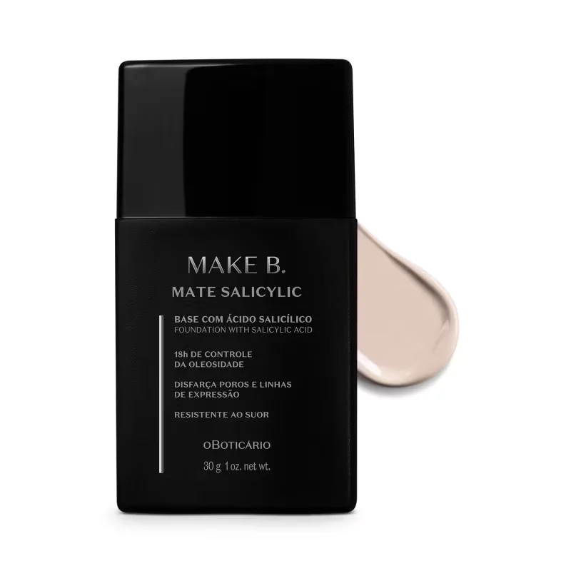 Base Líquida Efeito Mate Make B. Salicylic 100F 30g