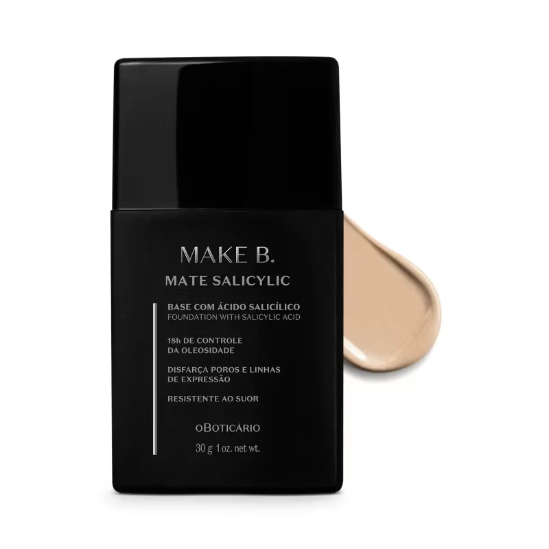 Base Líquida Efeito Mate Make B. Salicylic 160Q 30g