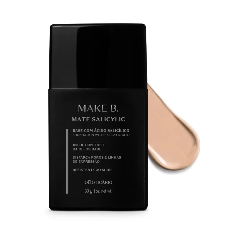 Base Líquida Efeito Mate Make B. Salicylic 180Q 30g
