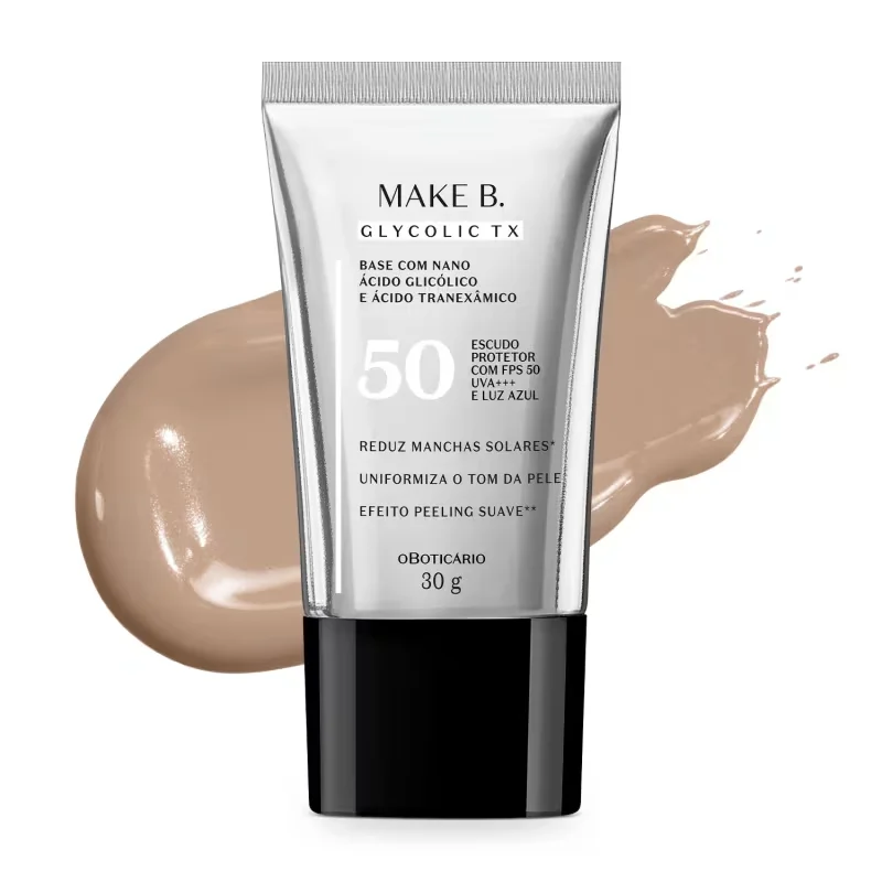 Base Líquida Make B. Glycolic TX Cor 100 30g