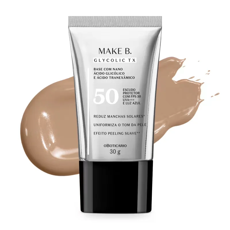 Base Líquida Make B. Glycolic TX Cor 140 30g