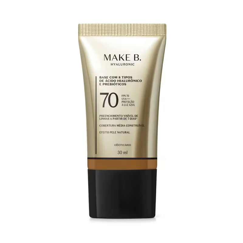 Base Líquida Protetora FPS 70 Make B. Hyaluronic Cor 290N 30ml