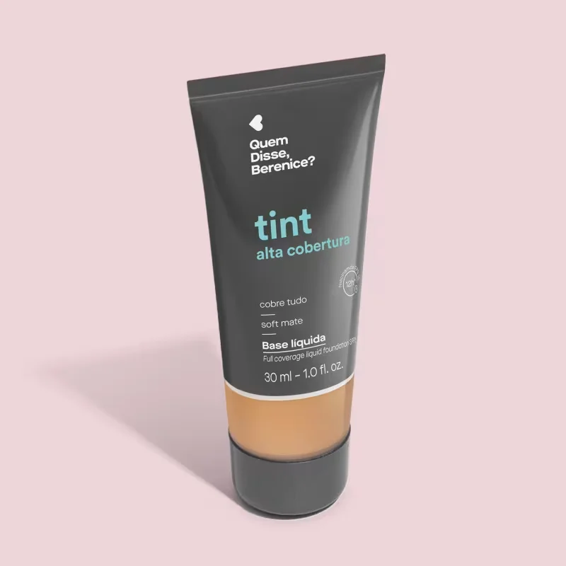 Base Líquida Tint Alta Cobertura Cor 250Q Quem Disse, Berenice? 30ml