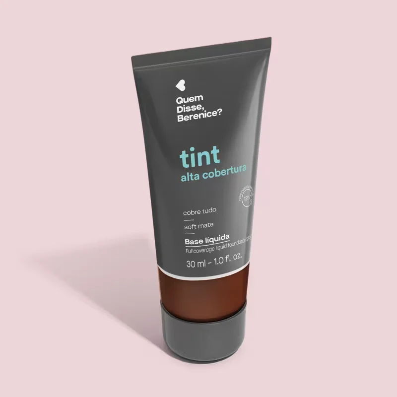 Base Líquida Tint Alta Cobertura Cor 330N Quem Disse, Berenice? 30ml