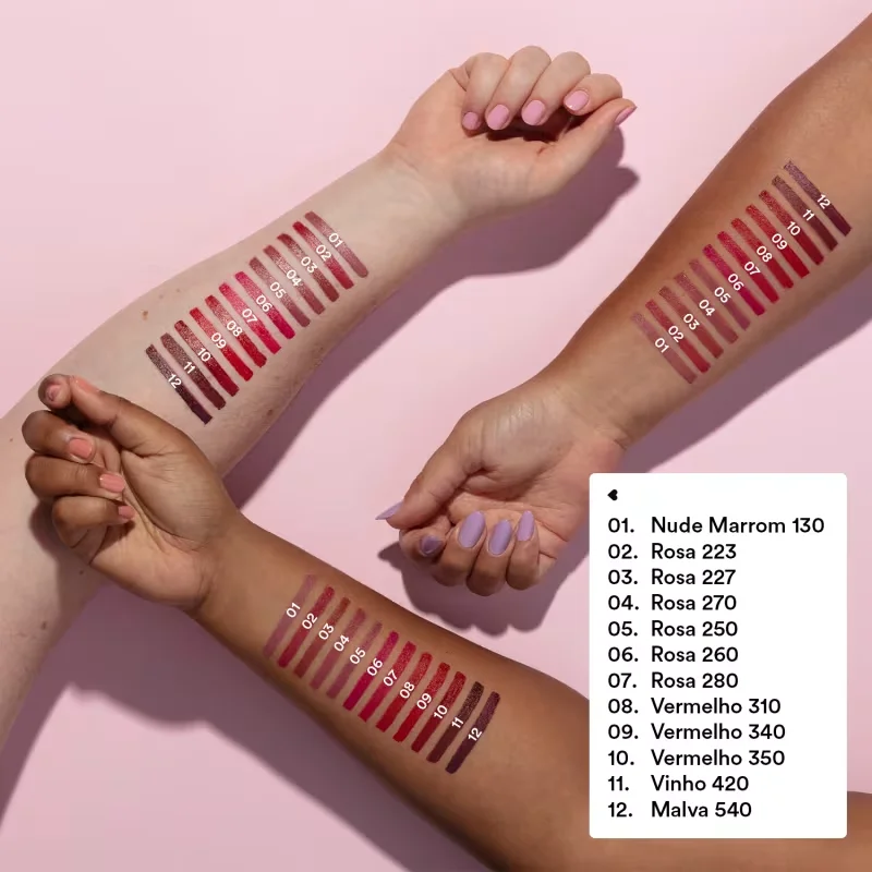 Batom Vermelho 340 Cremoso Quem Disse, Berenice? 3,8g