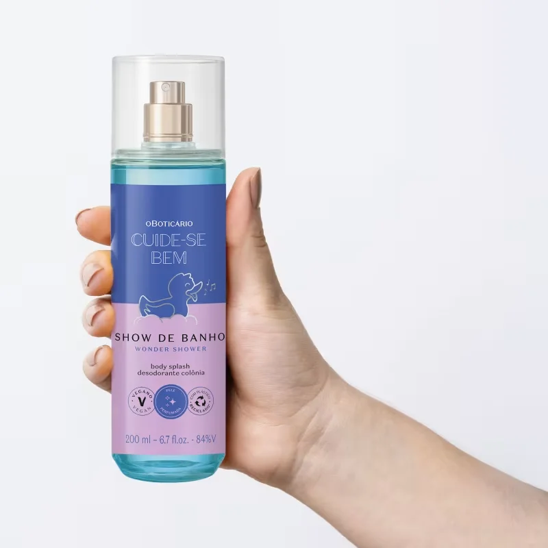 Body Splash Desodorante Colônia Cuide-se Bem Show de Banho 200ml