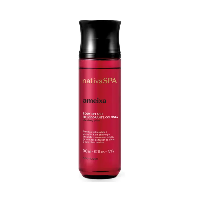 Body Splash Desodorante Colônia Nativa Spa Ameixa Negra 200ml
