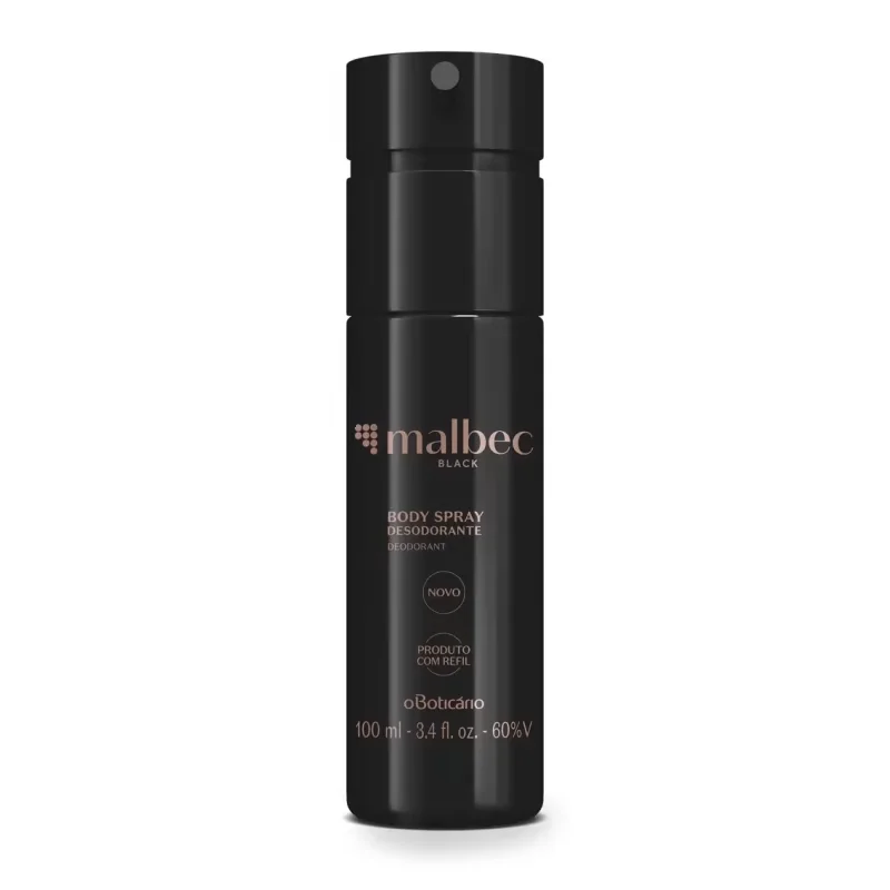 Body Spray Desodorante Malbec Black 100ml