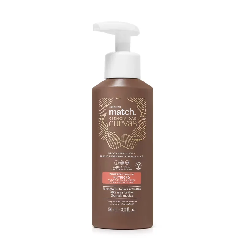 Booster Capilar Nutrição Match Ciência das Curvas 90ml