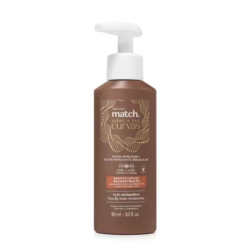 Booster Capilar Reconstrução Match Ciência das Curvas 90ml