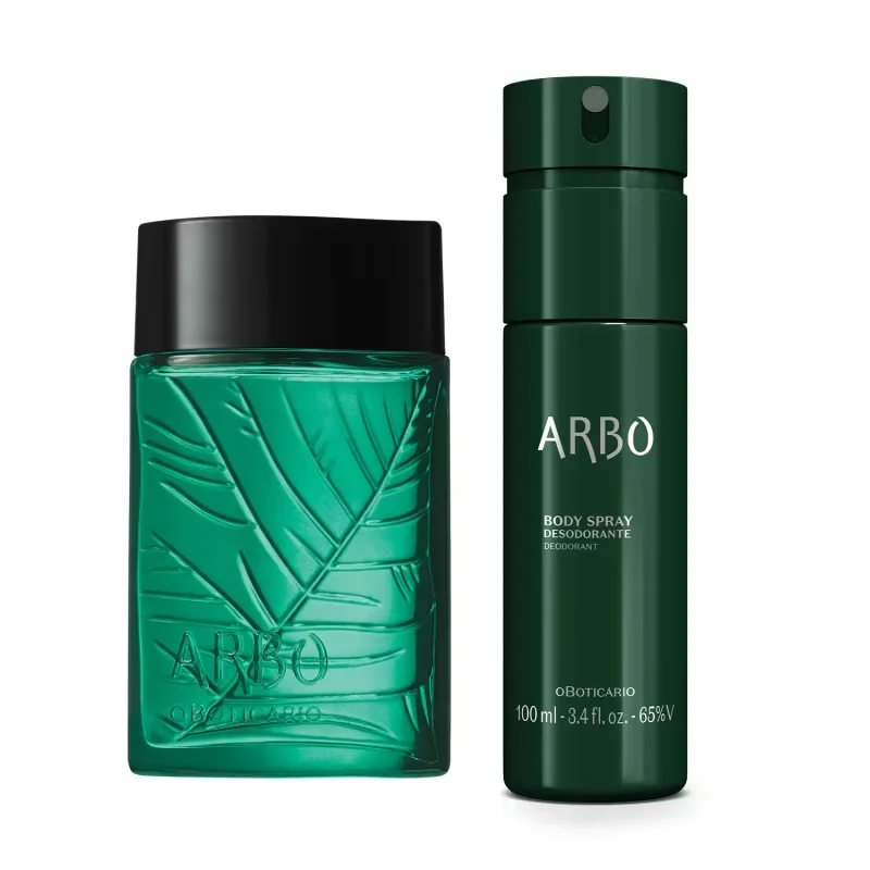 Combo Arbo: Desodorante Colônia 100ml + Body Spray 100ml