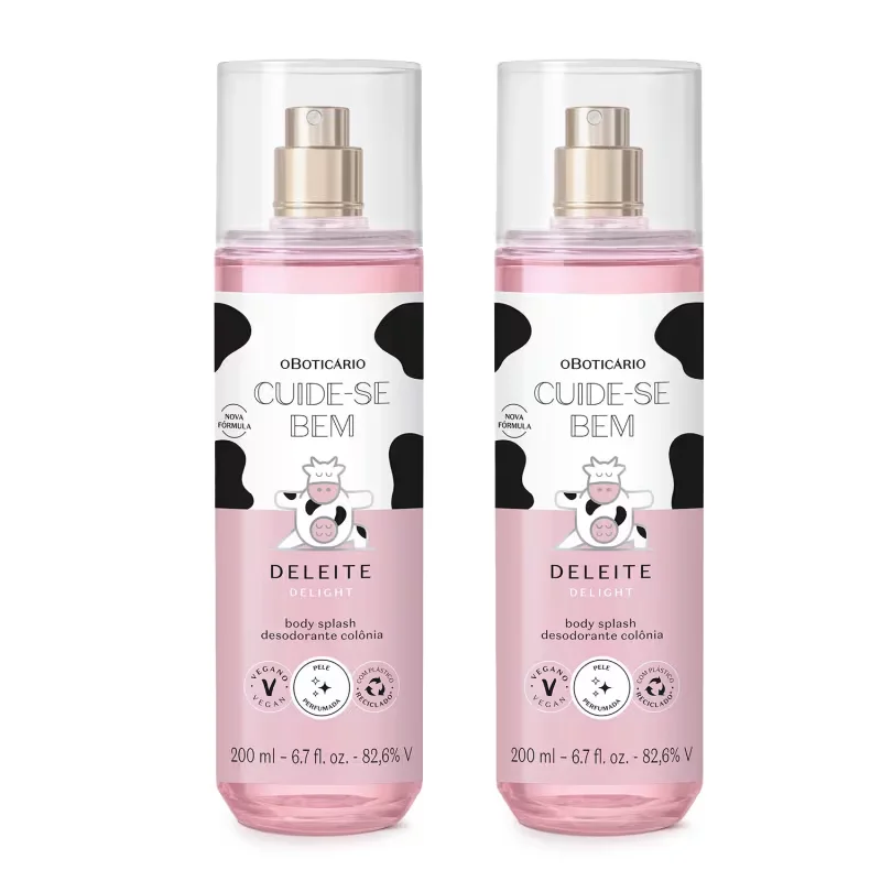 Combo Body Splash Cuide-se Bem Deleite 200ml (2 itens)