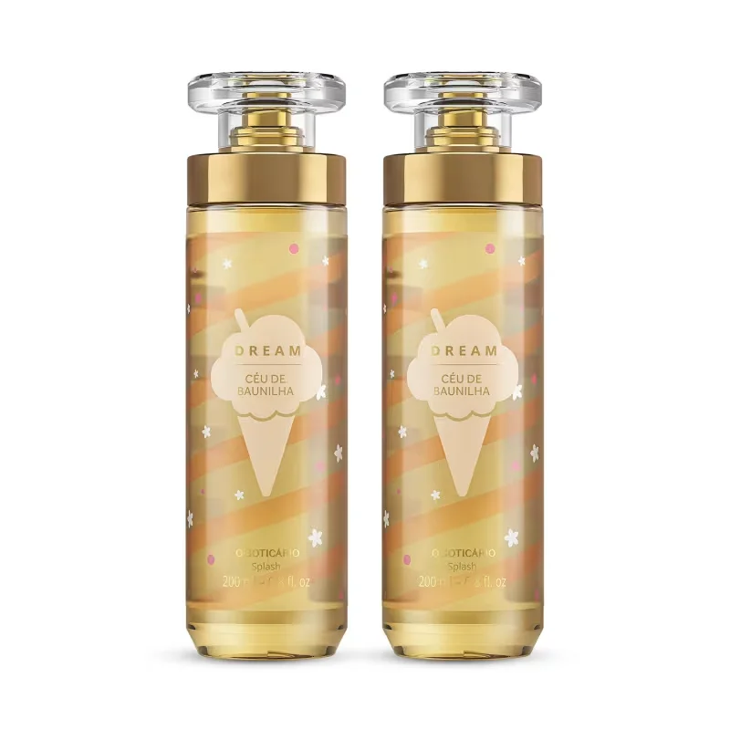 Combo Body Splash Dream Céu De Baunilha 200ml (2 itens)