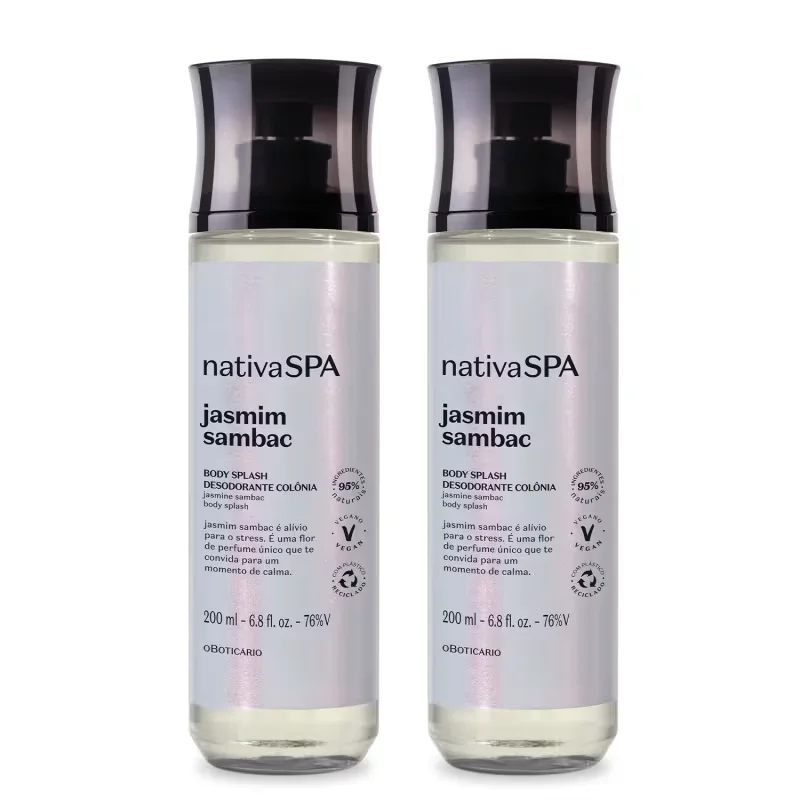 Combo Body Splash Nativa SPA Jasmim Sambac 200ml (2 itens)