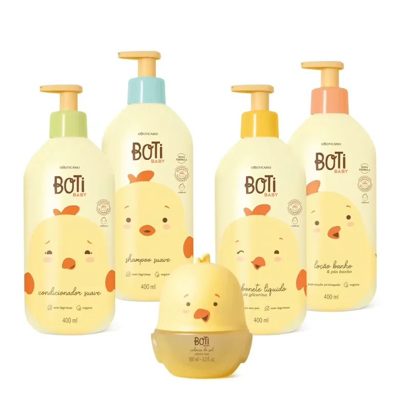 Combo Boti Baby Banho Completo (5 itens)