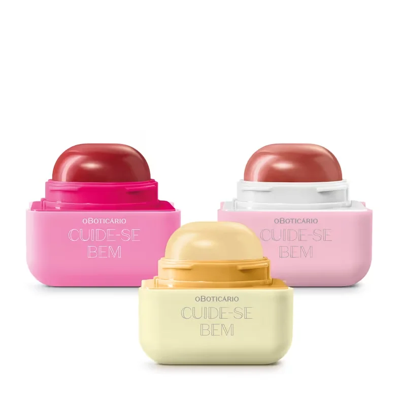 Combo Cuide-se Bem Quem Disse, Berenice?: Balm Labial Vinho 6,2g + Balm Labial Incolor 6,2g + Balm Labial Rosa 6,2g