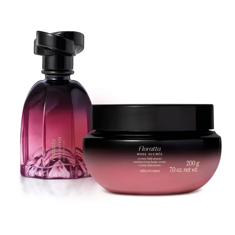Combo Floratta Rose Sucrée: Eau De Parfum 75ml + Creme Hidratante Desodorante Corporal 200g