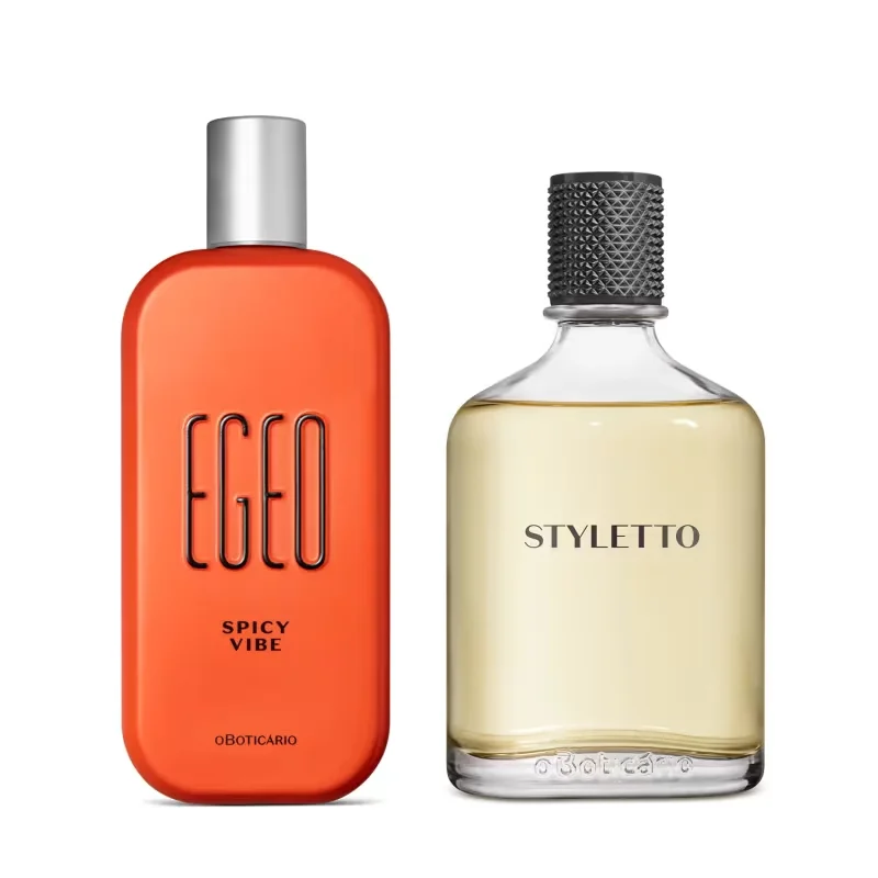 Combo Fougére Amadeirado: Boticollection Styletto 100ml + Egeo Spicy Vibe 90ml