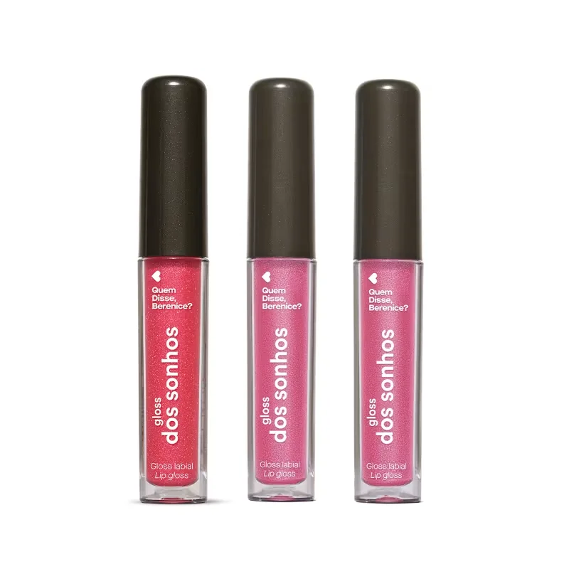 Combo Gloss Dos Sonhos Quem Disse, Berenice?2 itens Rosa Rosadex 4ml + Rosa Cerejex 4ml