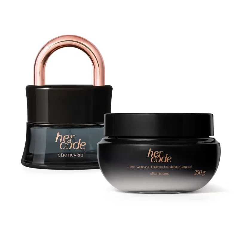 Combo Her Code: Eau De Parfum 50ml + Creme Aveludado 250g