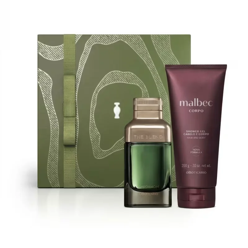 Combo Presente Dia dos Pais: The Blend Cardamom Eau de Parfum 100ml + Shower Gel Malbec 200g