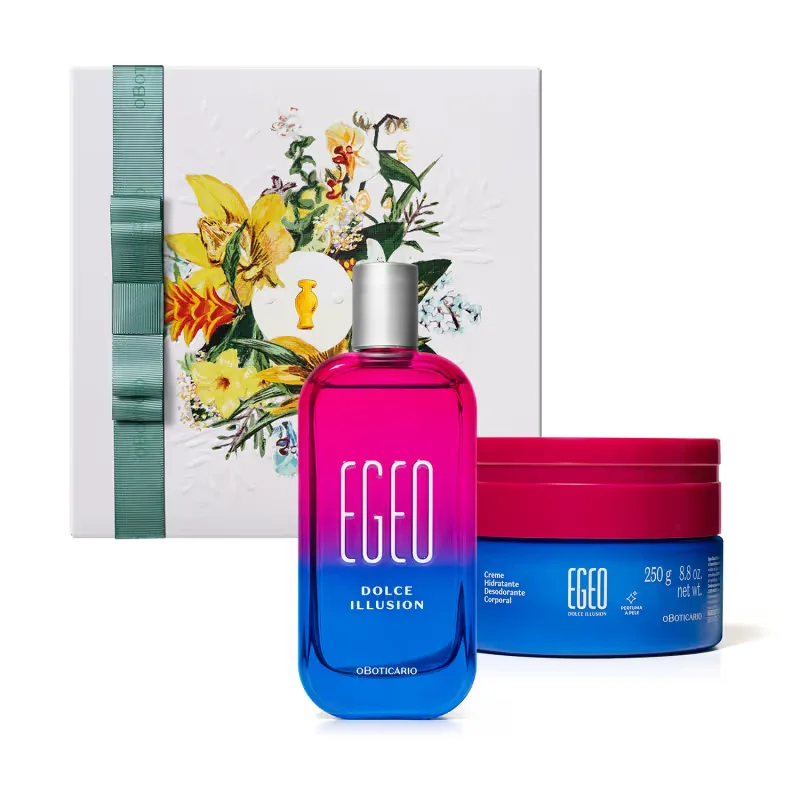 Combo Presente Egeo Dolce Illusion: Desodorante Colônia 90ml + Creme Corporal 250g
