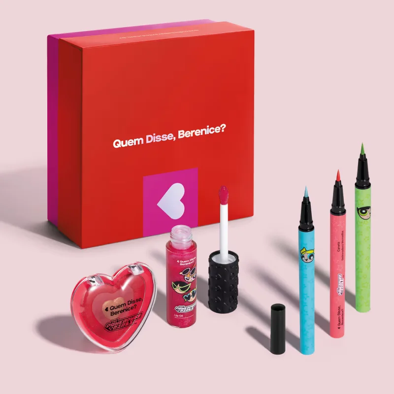 Combo Presente Make Pink QDB As Meninas Super Poderosas (4 itens)