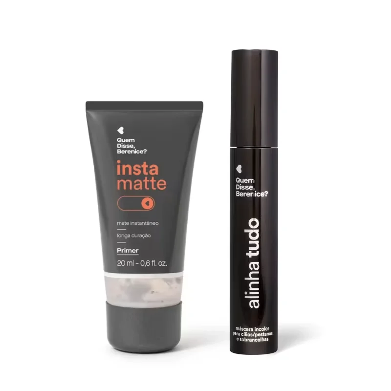 Combo Quem Disse, Berenice?: Primer Facial 20ml + Máscara para Cílios e Sobrancelhas Incolor 12g