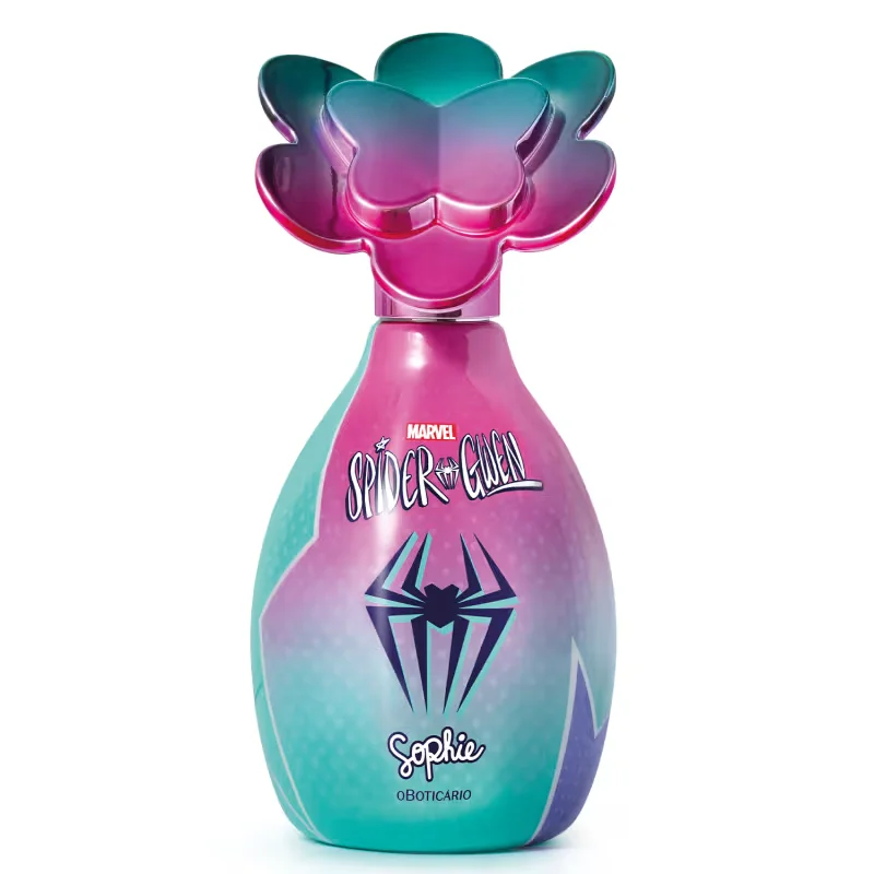 Combo Sophie Spider-Gwen: Colônia Infantil 100ml + Paleta Multifuncional 17g