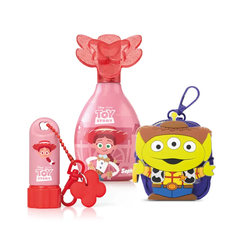 Combo Toy Story: Desodorante Colônia Vaqueira Valente 100ml + Balm Labial 3g + Mini Bag