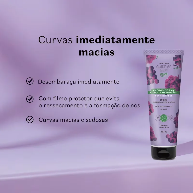 Condicionador Cuide-se Bem Feira Cachos de Uva 250ml