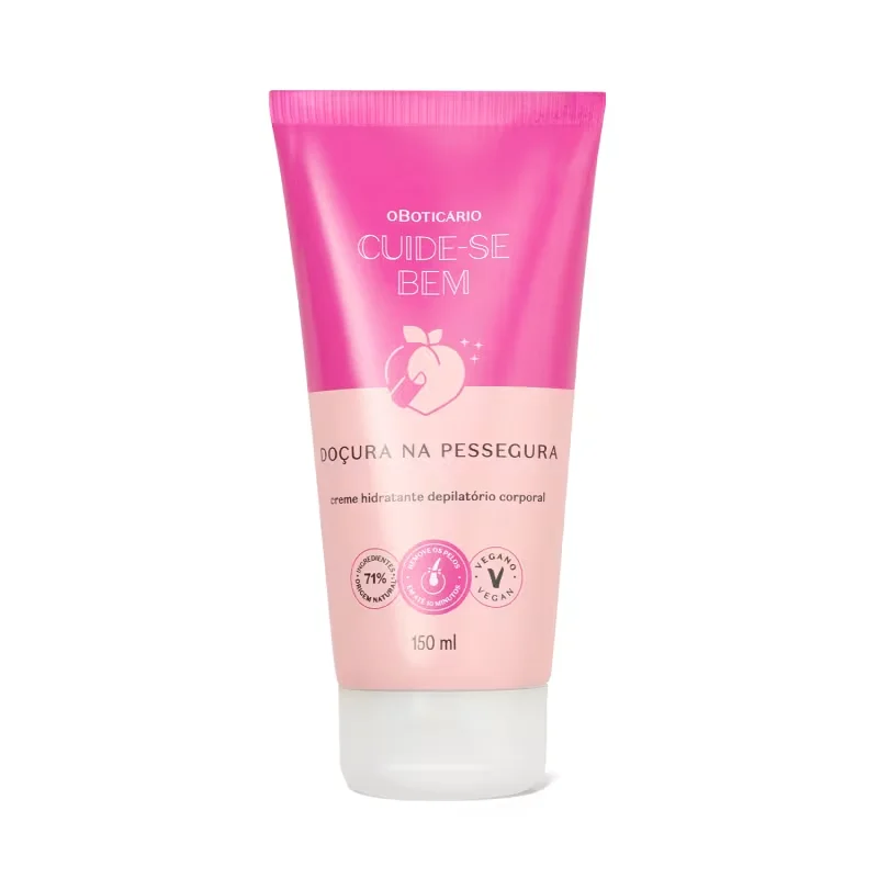 Creme Hidratante Depilatório Corporal Cuide-se Bem Doçura na Pessegura 150ml
