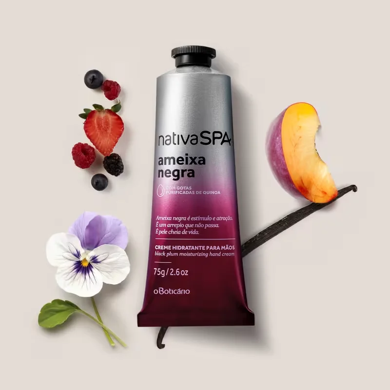 Creme Hidratante Desodorante para as Mãos Nativa SPA Ameixa Negra 75g