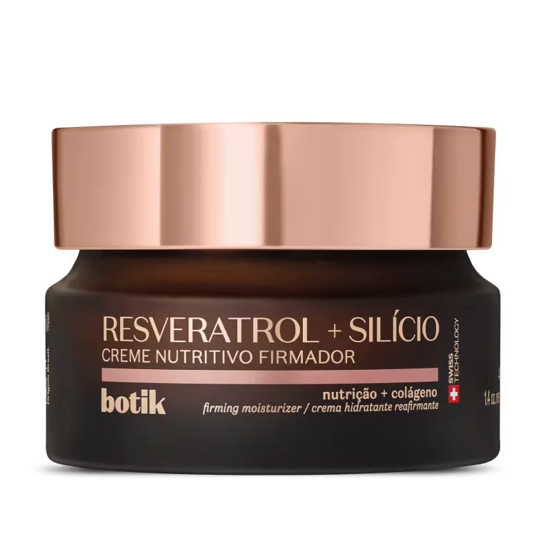 Creme Nutritivo Firmador Botik Resveratrol E Silício 40g
