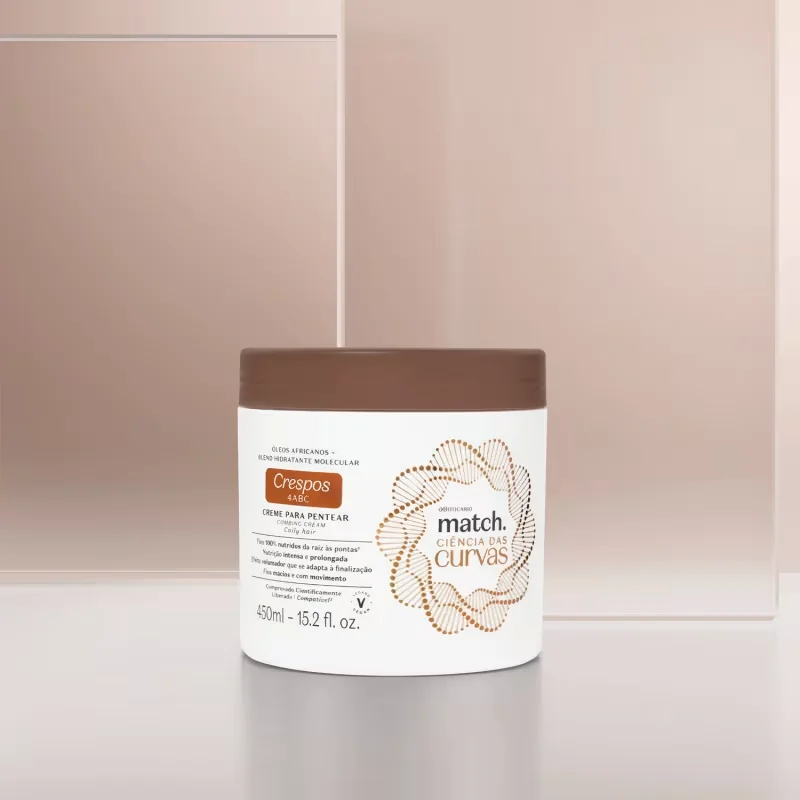 Creme Para Pentear Match Ciência das Curvas Crespos 450ml