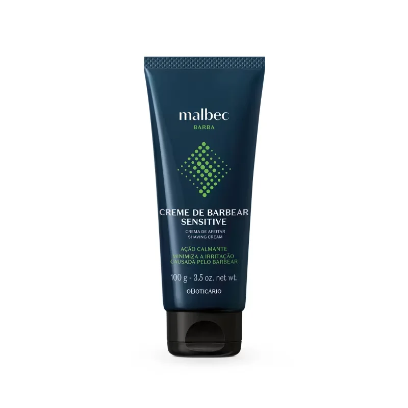 Creme de Barbear Sensitive Malbec Barba 100g