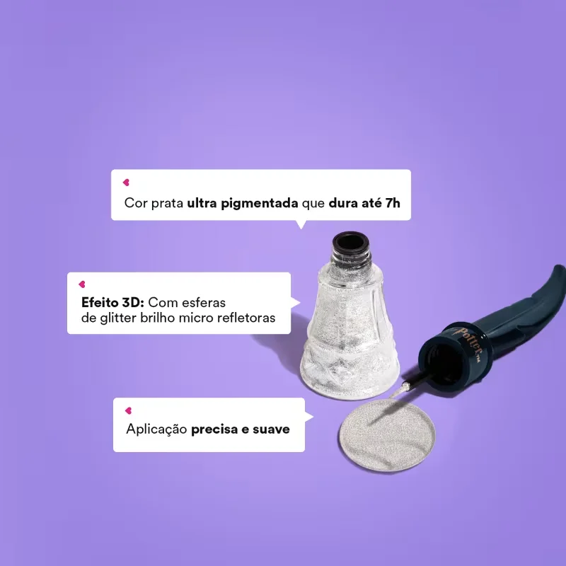 Delineador Líquido Branco Iluminado Expecto Patronum Harry Potter Quem Disse, Berenice? Aula de Feitiços 7ml