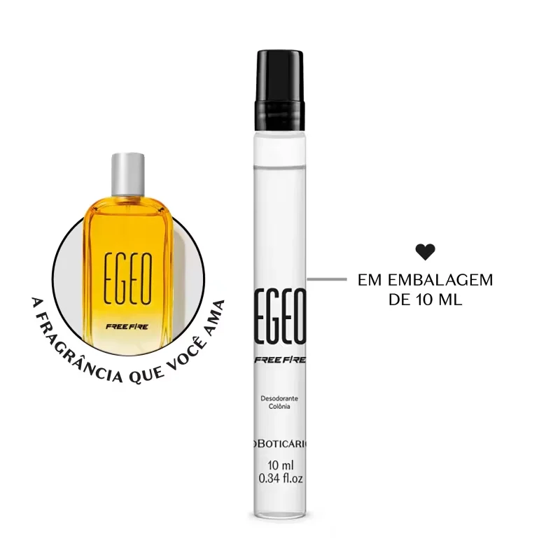 Egeo Free Fire Desodorante Colônia 10ml