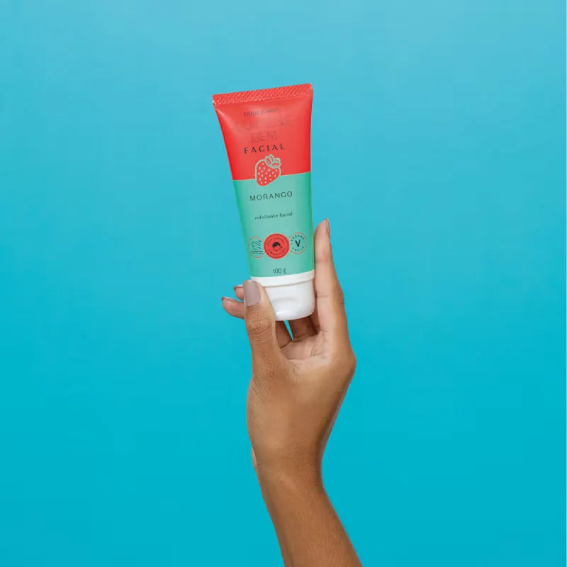 Esfoliante Facial Cuide-se Bem Feira Morango 100g