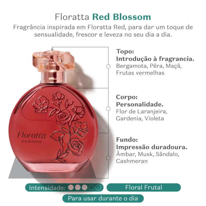 Floratta Red Blossom Desodorante Colônia 75ml