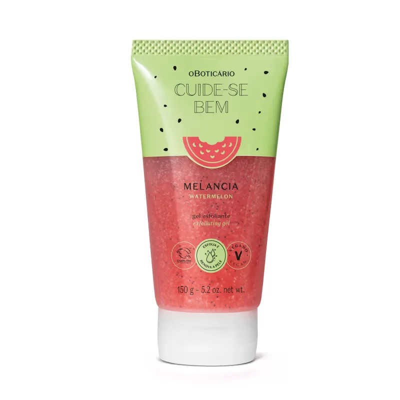 Gel Esfoliante Corporal Cuide-se Bem Melancia 150g