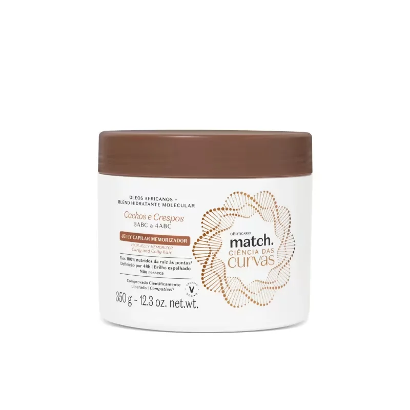 Jelly Capilar Memorizador Match Ciência das Curvas 350g