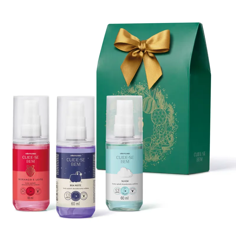 Kit Presente Cuide-Se Bem Mini Splashes (3 itens)