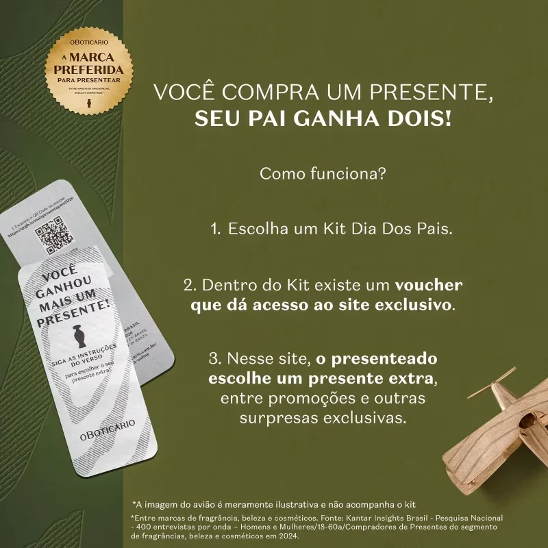 Kit Presente Dia dos Pais Portinari (2 itens)