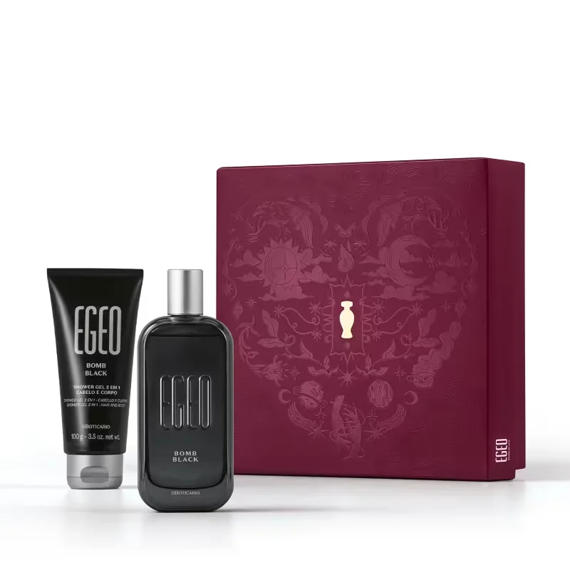Kit Presente Egeo Bomb Black (2 itens)