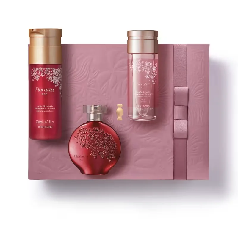 Kit Presente Floratta Red (4 itens)