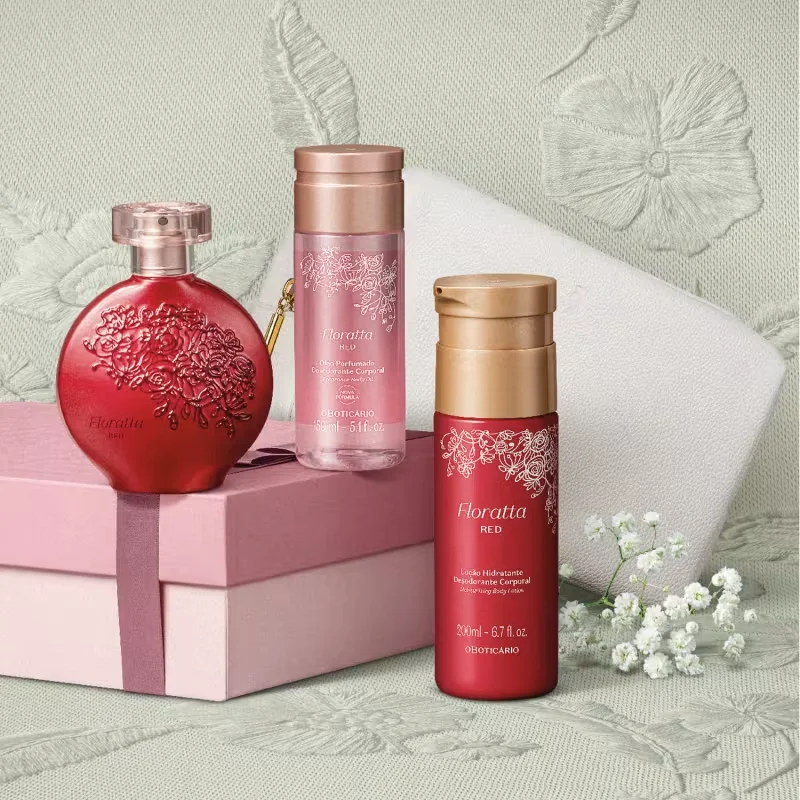 Kit Presente Floratta Red (4 itens)