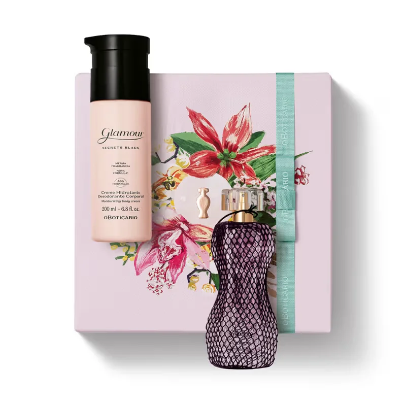 Kit Presente Glamour Secrets Black (2 itens)