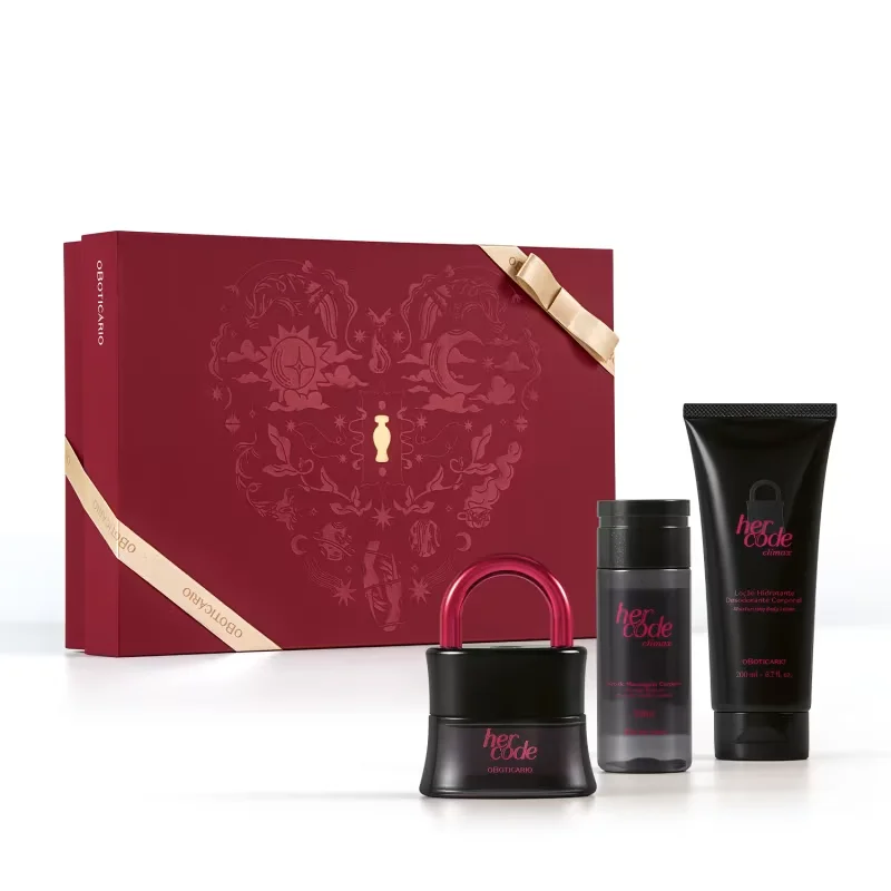 Kit Presente Her Code Clímax (3 itens)