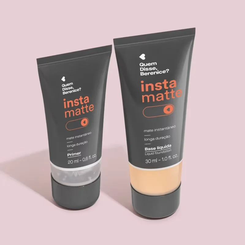 Kit Quem Disse, Berenice? Instamatte Primer + Base Líquida 110Q (2 Produtos)